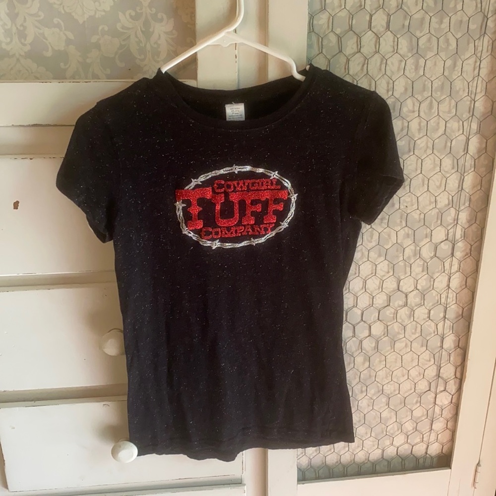 Cowgirl Tuff Barbed Wire Cowgirl Tee